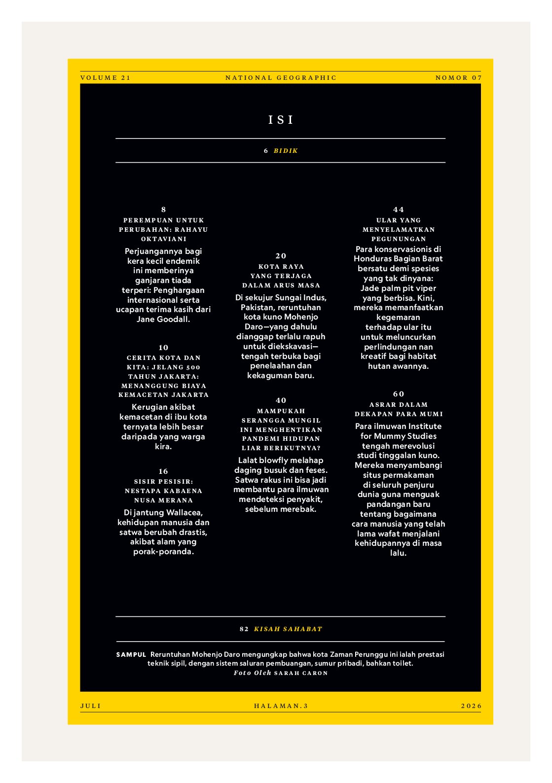 NATIONAL GEOGRAPHIC INDONESIA Page 1