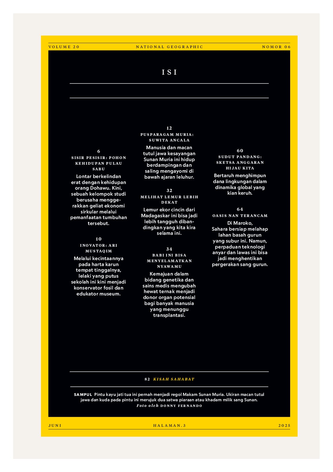NATIONAL GEOGRAPHIC INDONESIA Page 1