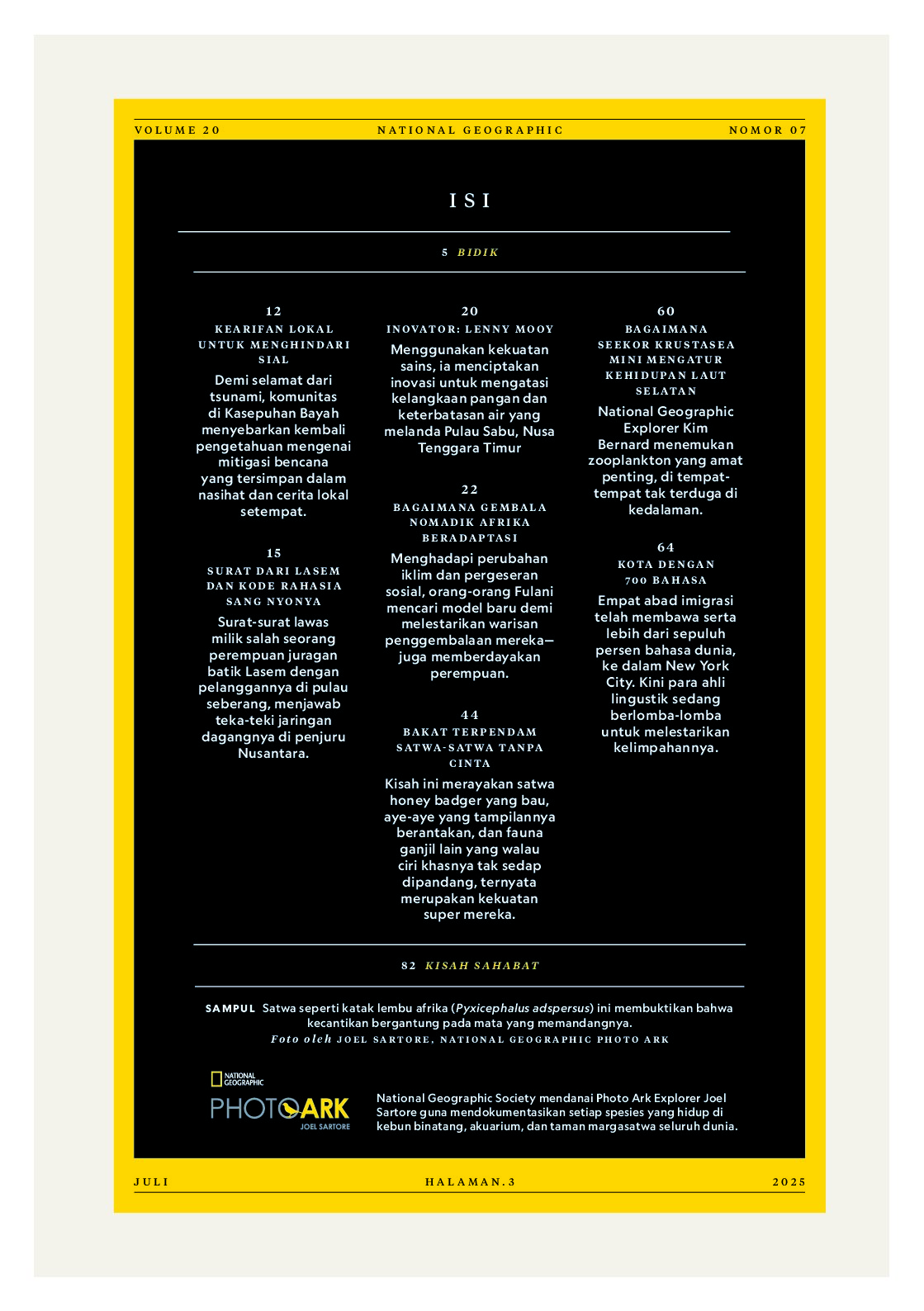 NATIONAL GEOGRAPHIC INDONESIA Page 1