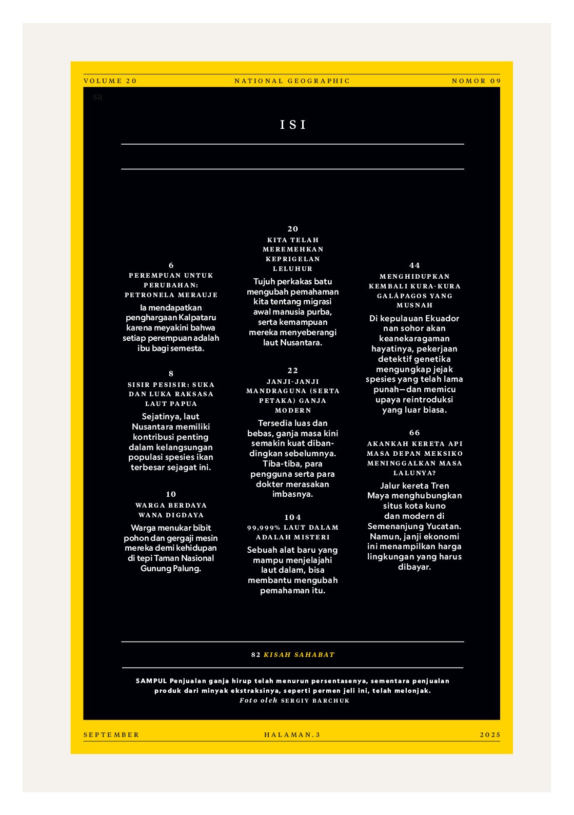 NATIONAL GEOGRAPHIC INDONESIA Page 1