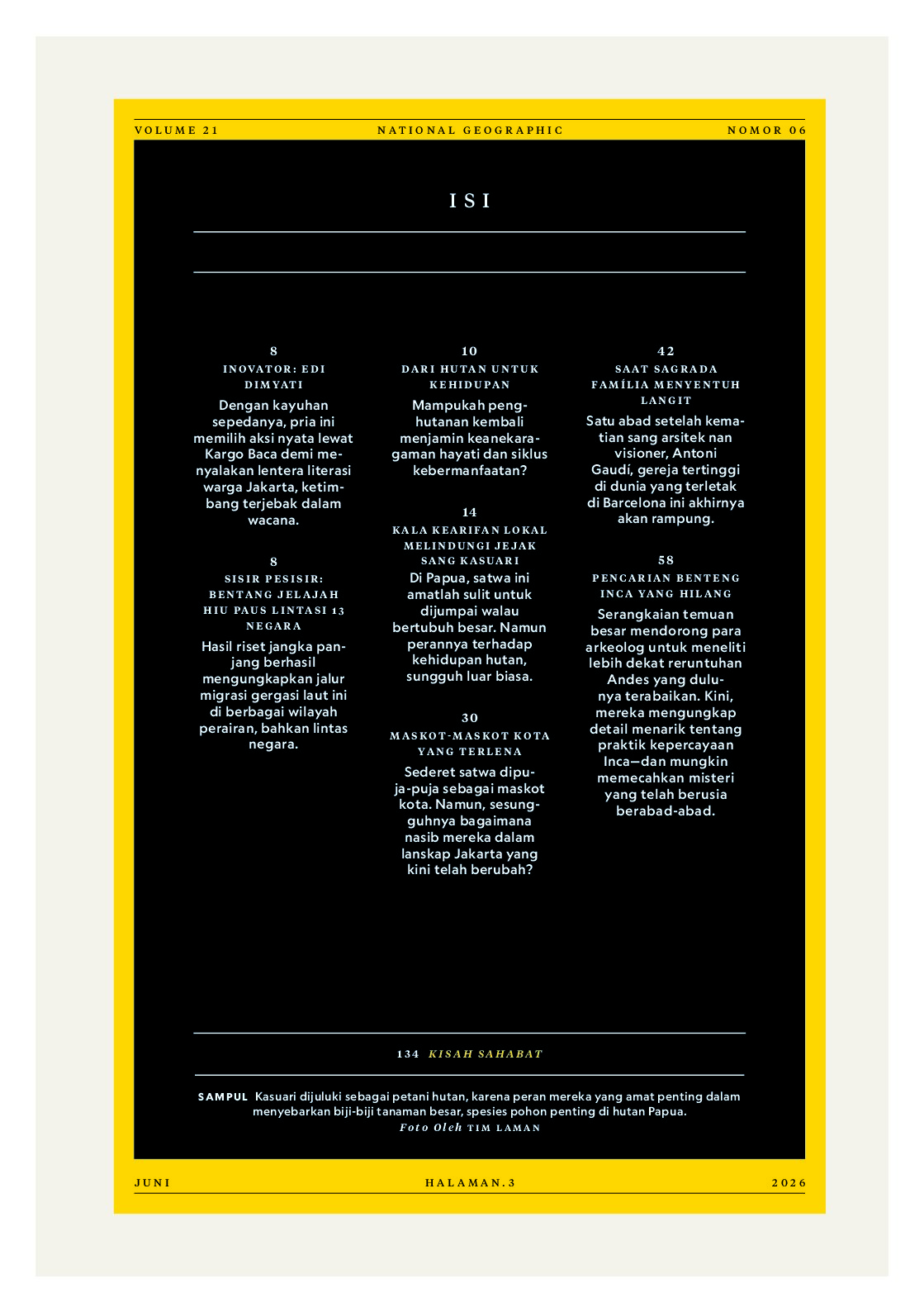 NATIONAL GEOGRAPHIC INDONESIA Page 1