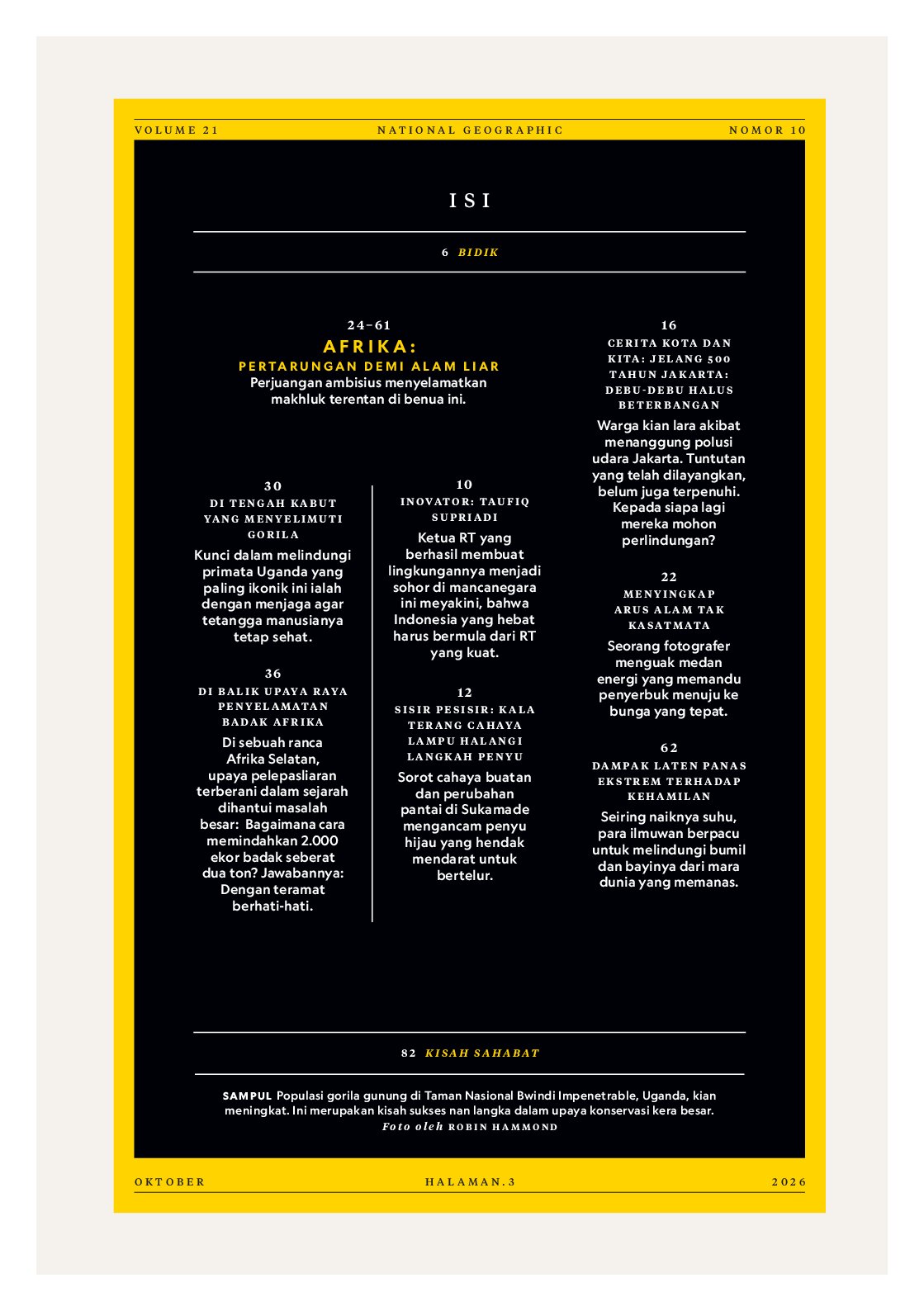 NATIONAL GEOGRAPHIC INDONESIA Page 1