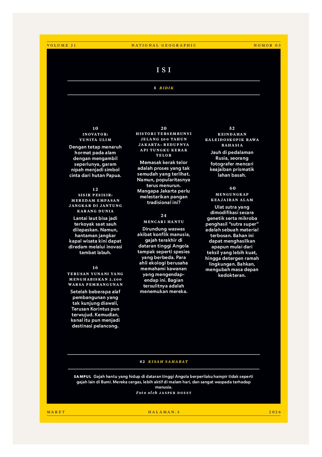 NATIONAL GEOGRAPHIC INDONESIA Page 1