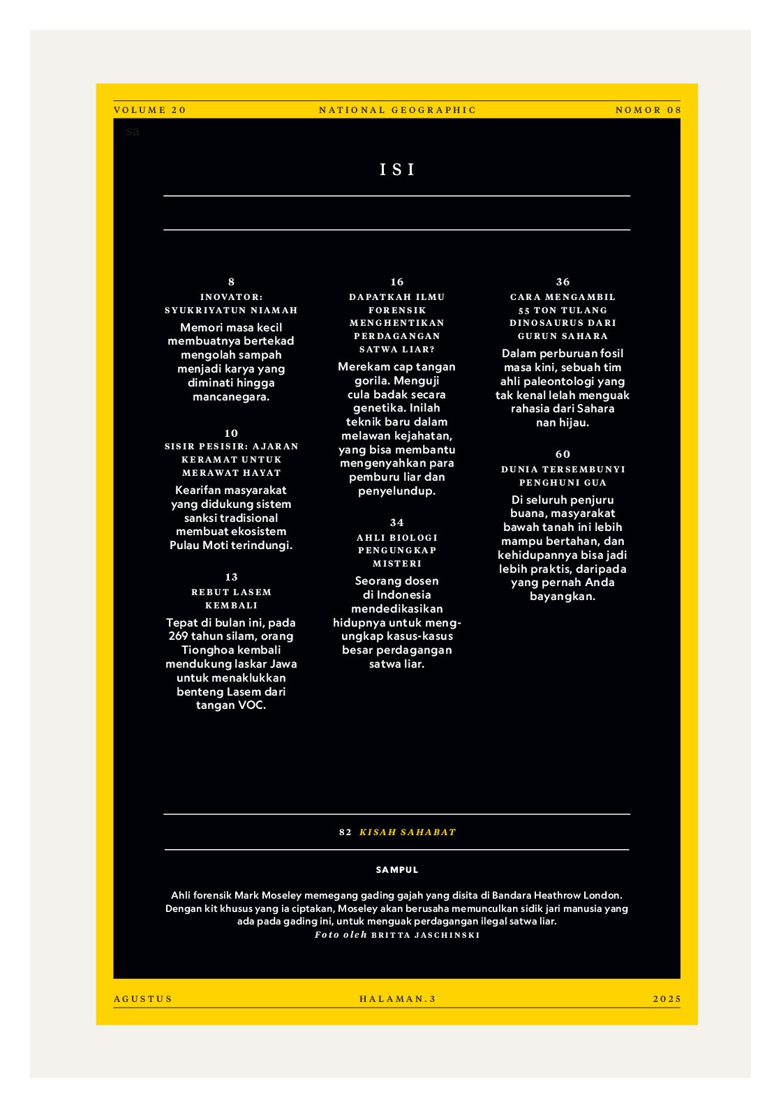 NATIONAL GEOGRAPHIC INDONESIA Page 1