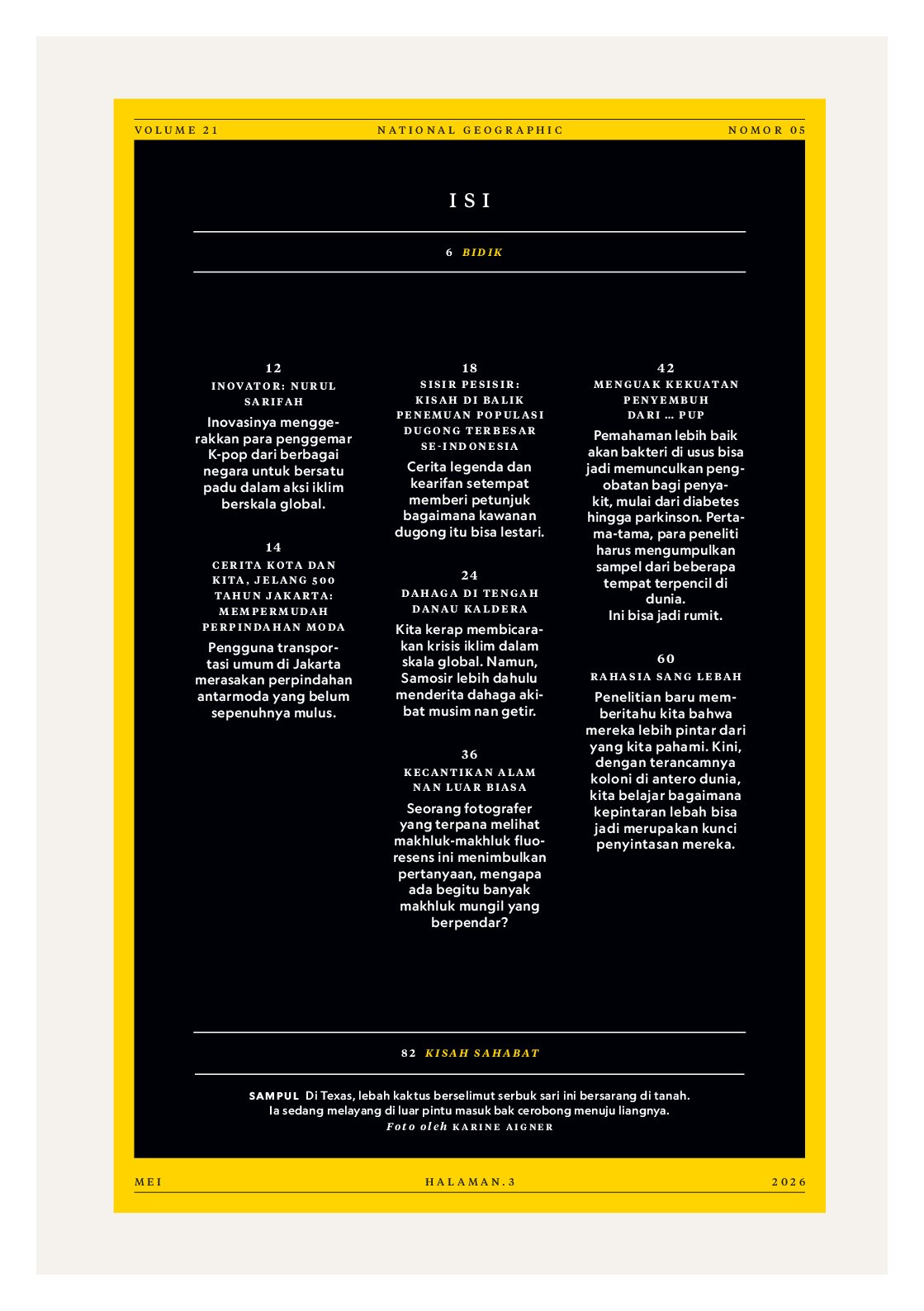 NATIONAL GEOGRAPHIC INDONESIA Page 1