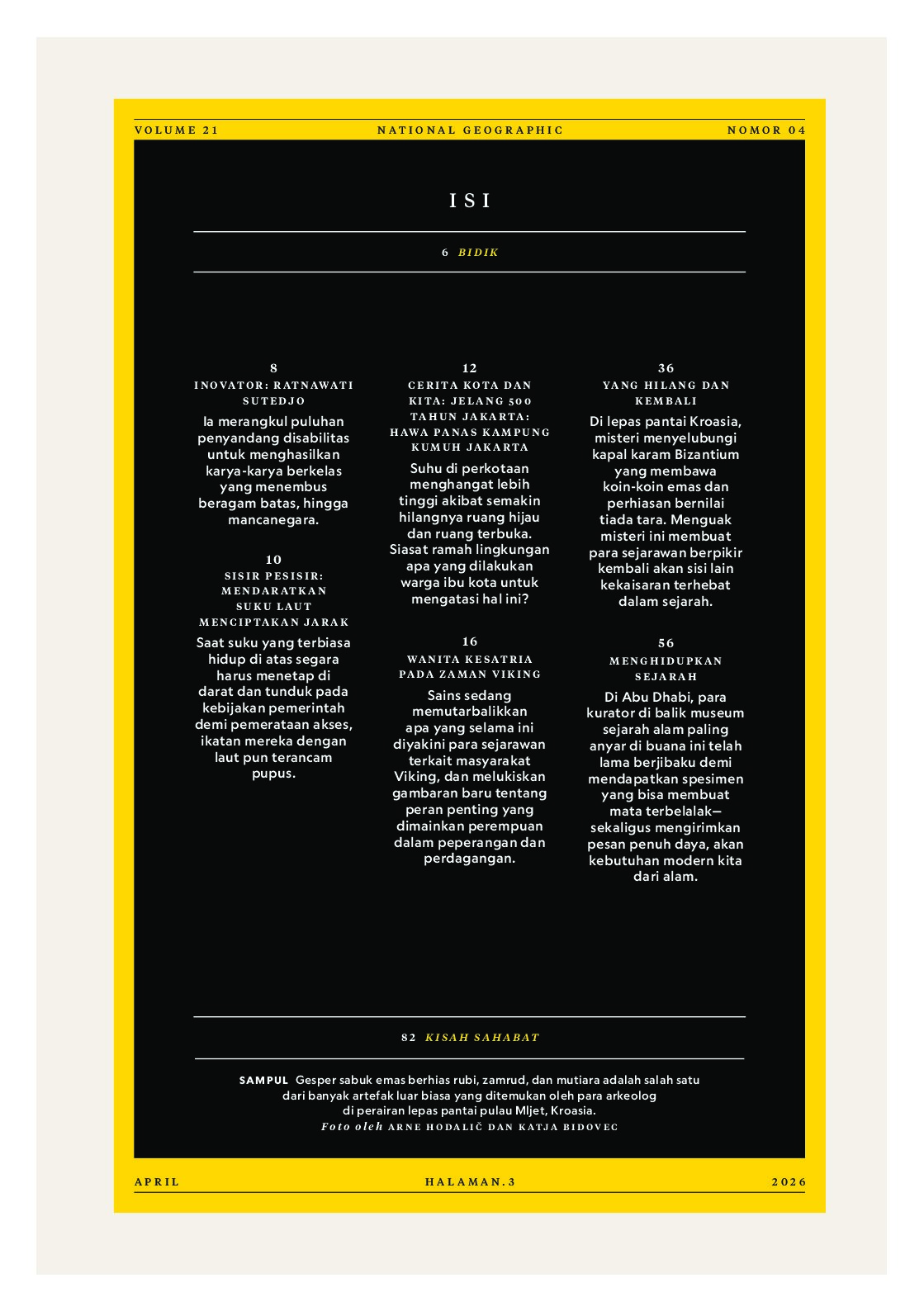 NATIONAL GEOGRAPHIC INDONESIA Page 1